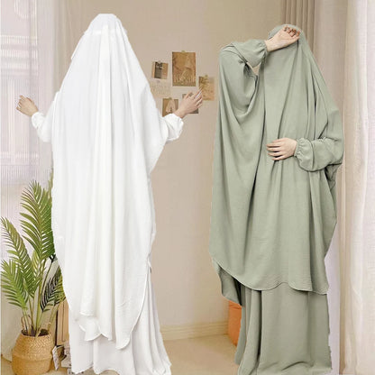 Muslim Women's Two-Piece Robe Skirt | Free Shipping Worldwide