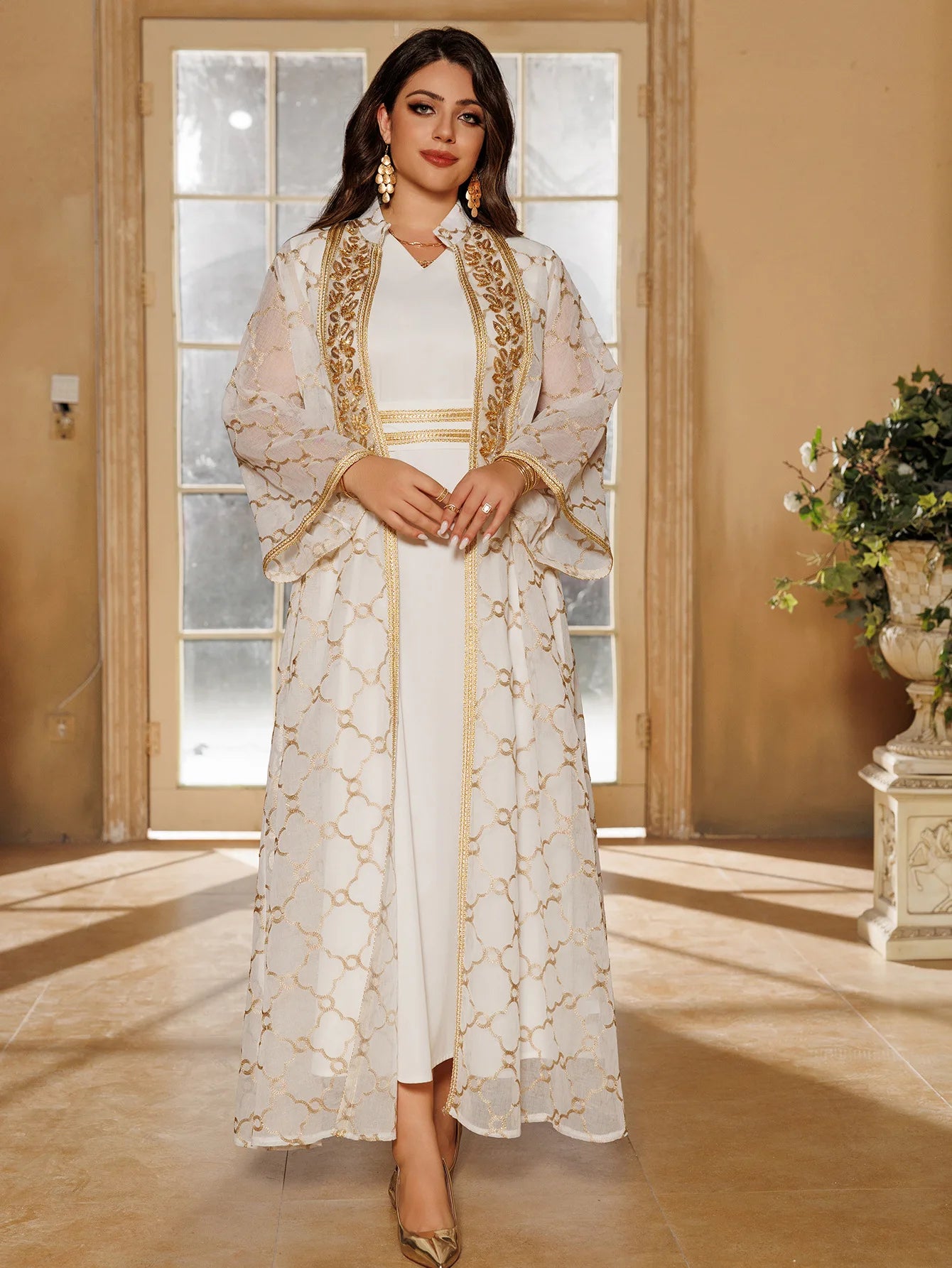 Eid Elegance Abaya Set | Free Shipping Worldwide