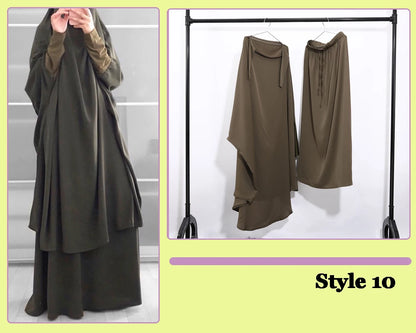 Stylish Hooded Muslim Hijab Dress | Free Shipping Worldwide