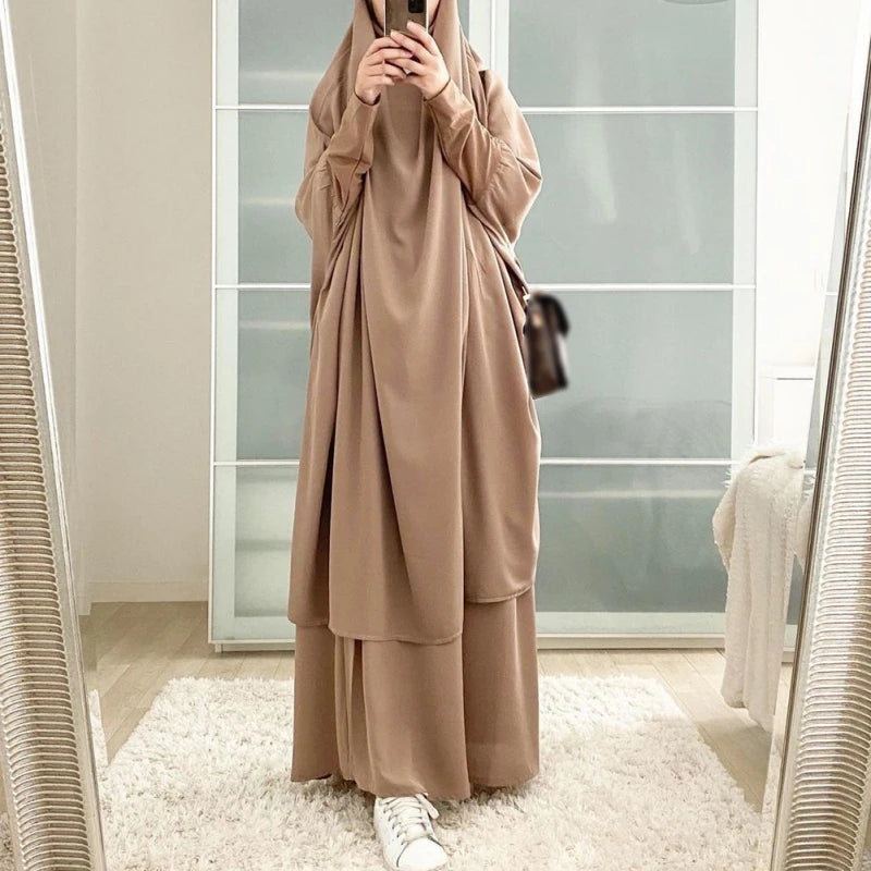 Stylish Hooded Muslim Hijab Dress | Free Shipping Worldwide