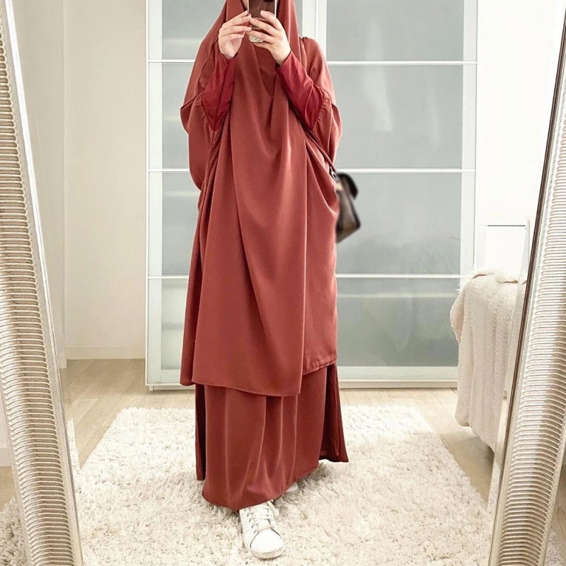 Stylish Hooded Muslim Hijab Dress | Free Shipping Worldwide