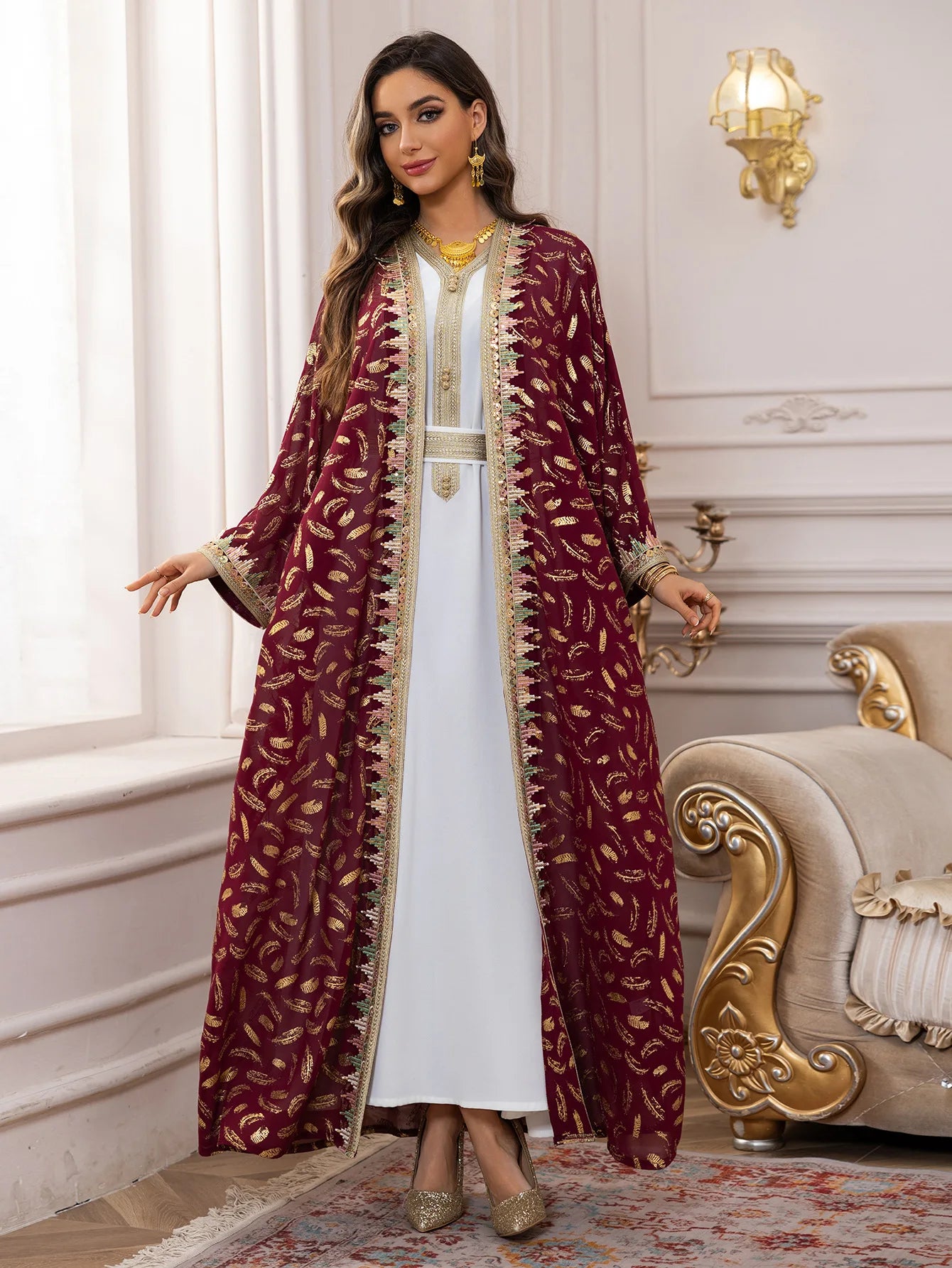 Islamic Elegance 2-pieces Abaya | Free Shipping Worldwide