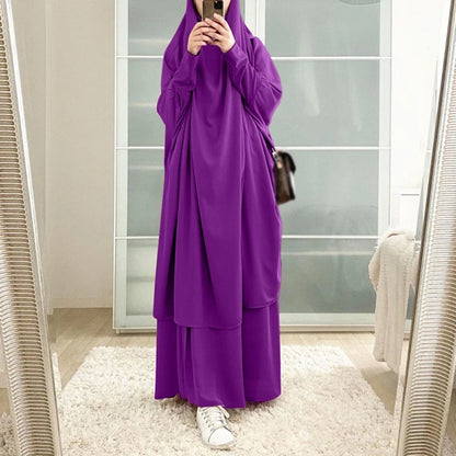 Stylish Hooded Muslim Hijab Dress | Free Shipping Worldwide