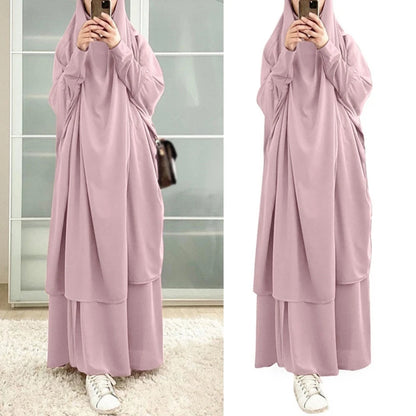 Stylish Hooded Muslim Hijab Dress | Free Shipping Worldwide