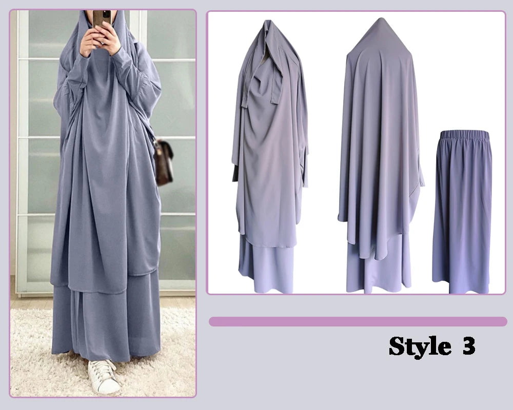 Stylish Hooded Muslim Hijab Dress | Free Shipping Worldwide