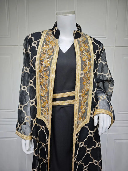 Eid Elegance Abaya Set | Free Shipping Worldwide