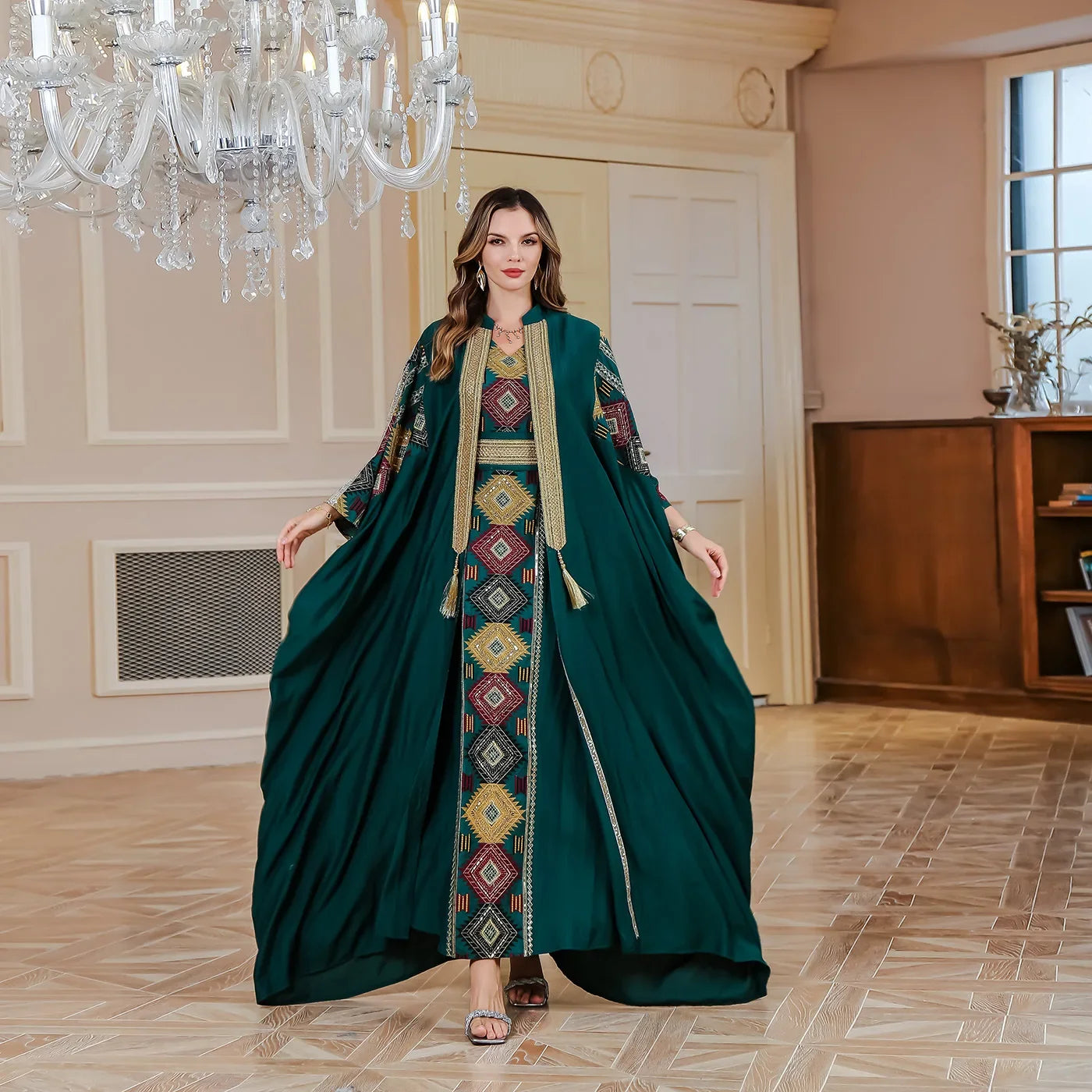 Islamic Elegance 2-pieces Abaya | Free Shipping Worldwide