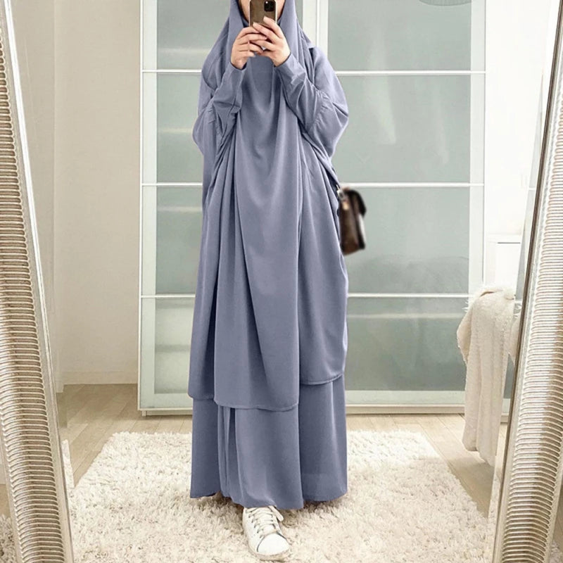 Stylish Hooded Muslim Hijab Dress | Free Shipping Worldwide