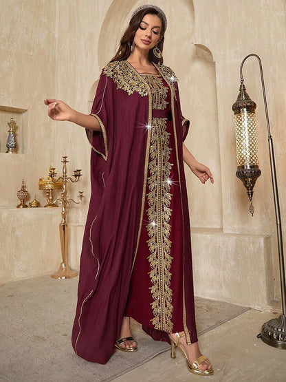 Islamic Elegance 2-pieces Abaya | Free Shipping Worldwide