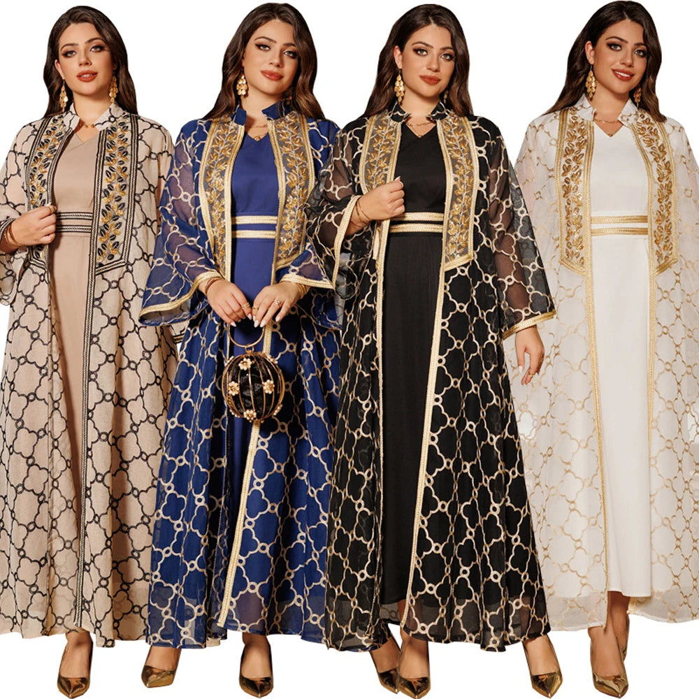 Eid Elegance Abaya Set | Free Shipping Worldwide