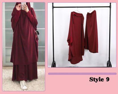 Stylish Hooded Muslim Hijab Dress | Free Shipping Worldwide