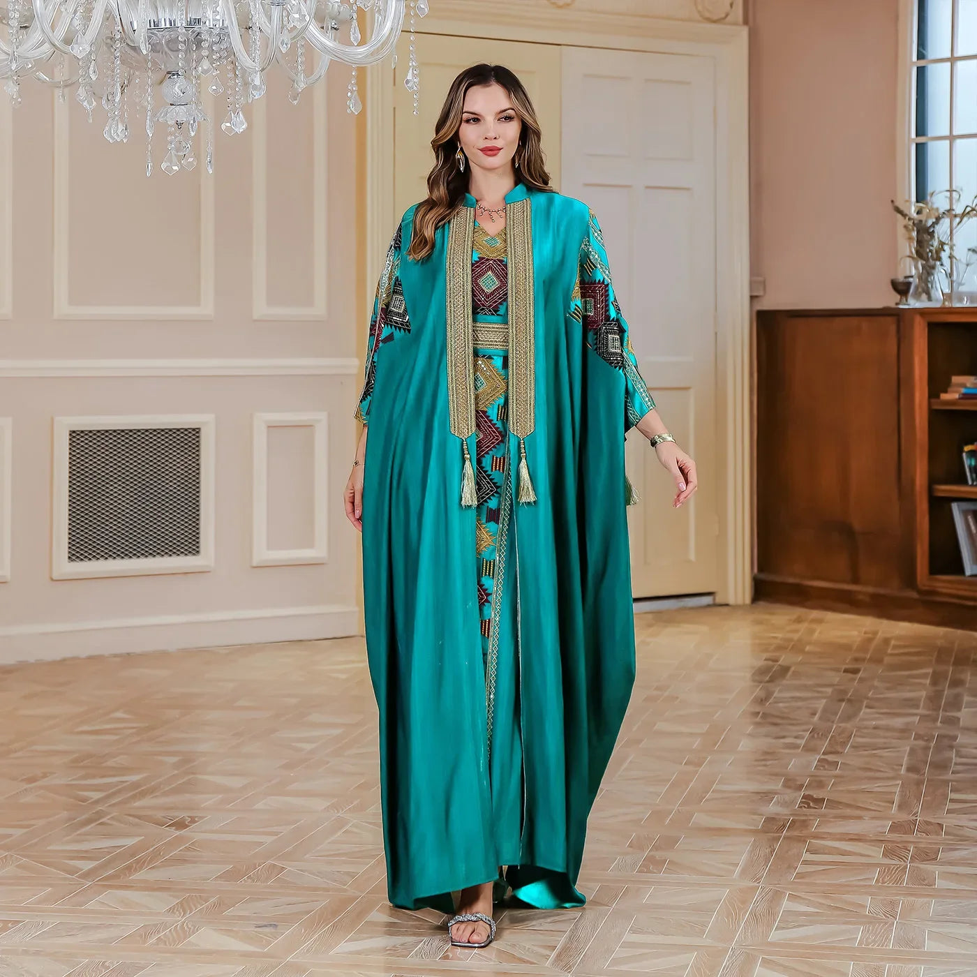 Islamic Elegance 2-pieces Abaya | Free Shipping Worldwide