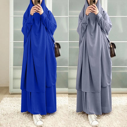 Stylish Hooded Muslim Hijab Dress | Free Shipping Worldwide