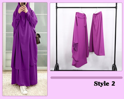 Stylish Hooded Muslim Hijab Dress | Free Shipping Worldwide