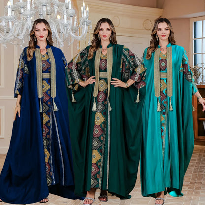 Islamic Elegance 2-pieces Abaya | Free Shipping Worldwide