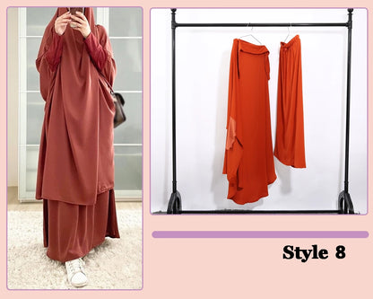 Stylish Hooded Muslim Hijab Dress | Free Shipping Worldwide