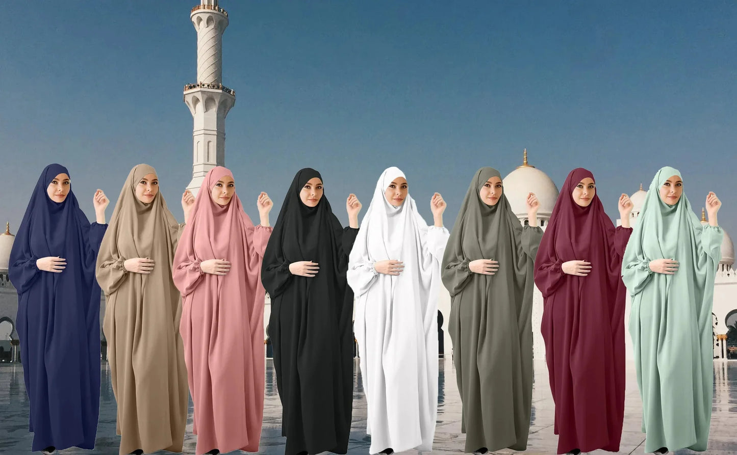 Wholesale Breathable Hijab Liturgical Wear Islamic Robe | Free Shipping Worldwide